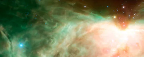 A colourful nebula